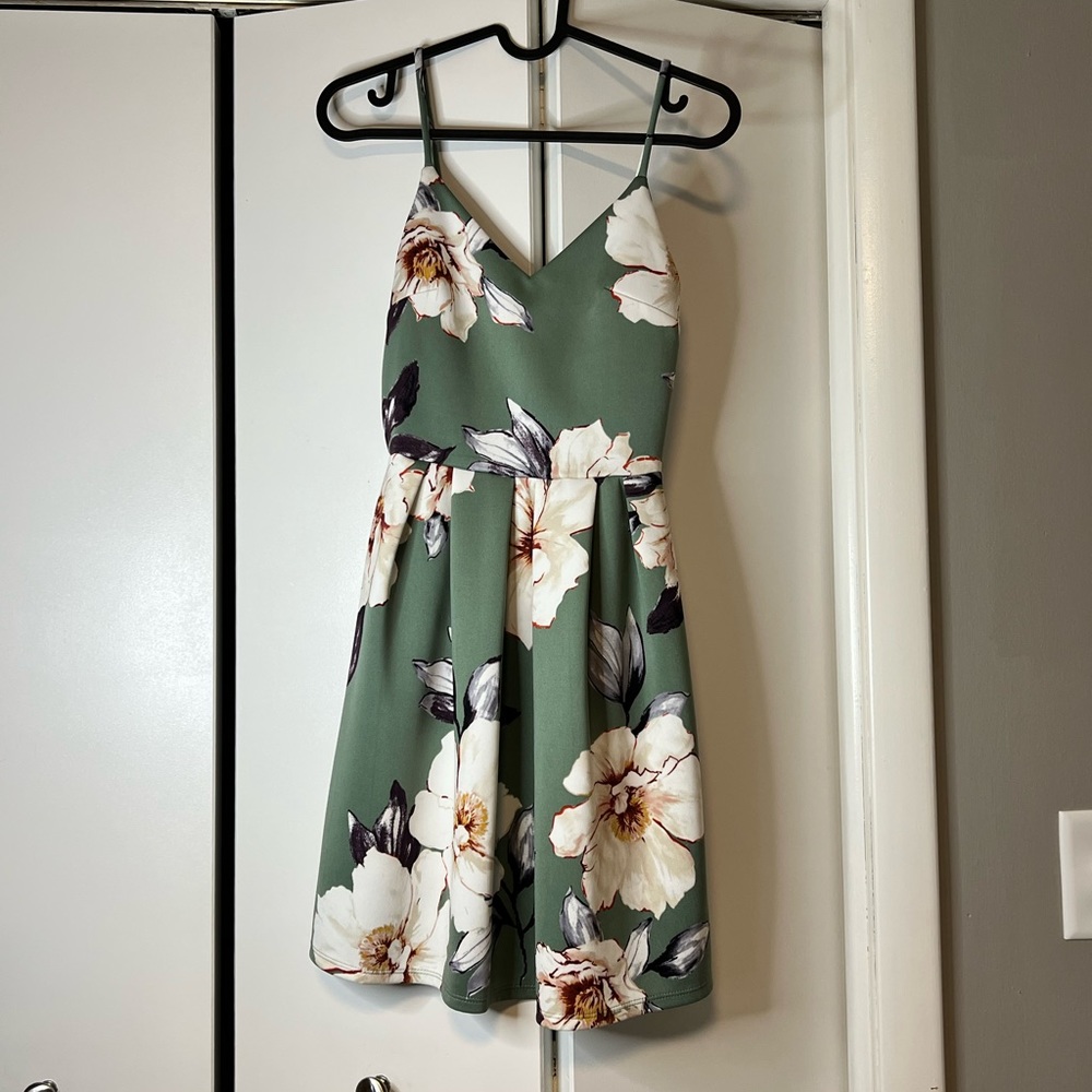 Floral mini dress